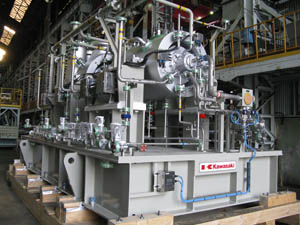 Kawasaki Ships Gas Turbine-driven Natural Gas Compressor Trains for Indian Offshore Natural Gas Compression Module