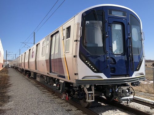 Delivery of First R211 Subway Cars for New York City Transit