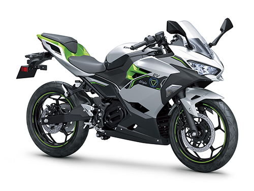 Kawasaki's First Electric and Hybrid Motorcycles on Display as