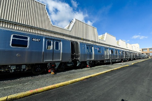 Unveil of New R211 Subway Cars Kawasaki Heavy Industries Ltd