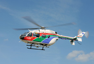 Kawasaki BK117C-2 Firefighting Helicopter Delivered to Ibaraki Prefecture