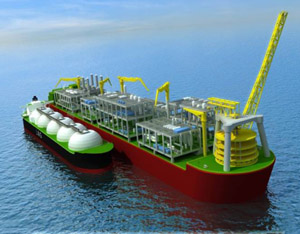 Kawasaki Boilers Selected for World's First Floating LNG facility