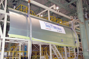 Kawasaki Delivers 1,000th 777 Fuselage Panel