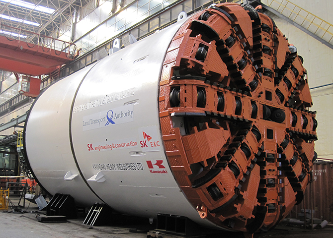 Medium-Diameter Shield Tunnel Boring Machine