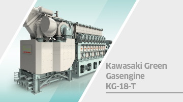 Kawasaki Green Gas Engine KG-18-T